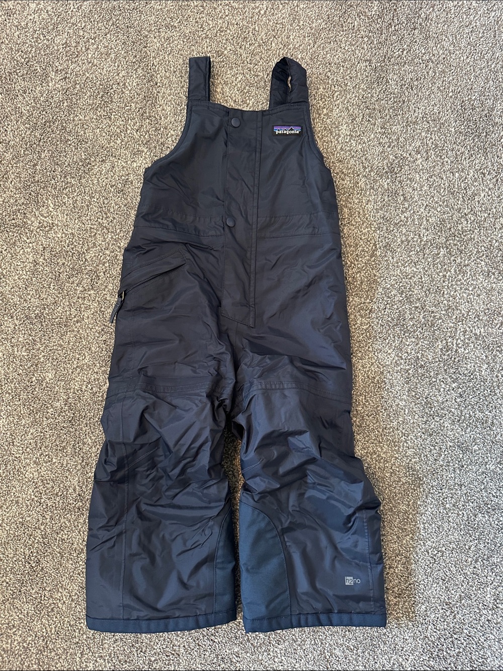 Patagonia Kids Snow Pile Bibs Navy